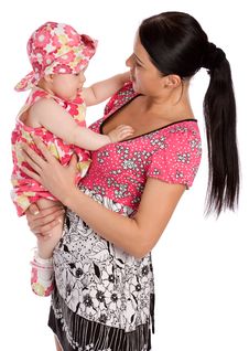 A Mother Hold His Infant Child Royalty Free Stock Photos A Mother Hold His Infant Child Royalty Free Stock Photos