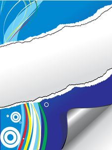 Blue Paper Royalty Free Stock Photography Blue Paper Royalty Free Stock Photography