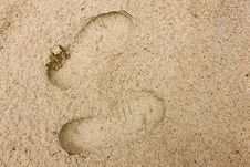 Footprints Royalty Free Stock Photo Footprints Royalty Free Stock Photo