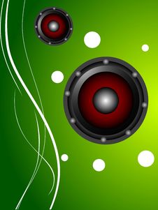 Circular Speakers Stock Image Circular Speakers Stock Image