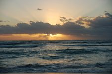 Sunrise Over The Carribean Royalty Free Stock Photos Sunrise Over The Carribean Royalty Free Stock Photos