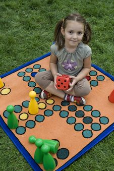 Child Playing With A Board Stock Photography Child Playing With A Board Stock Photography
