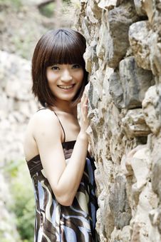 A Chinese Girl Royalty Free Stock Photos A Chinese Girl Royalty Free Stock Photos