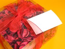 Red Potpourri Gift Stock Images Red Potpourri Gift Stock Images