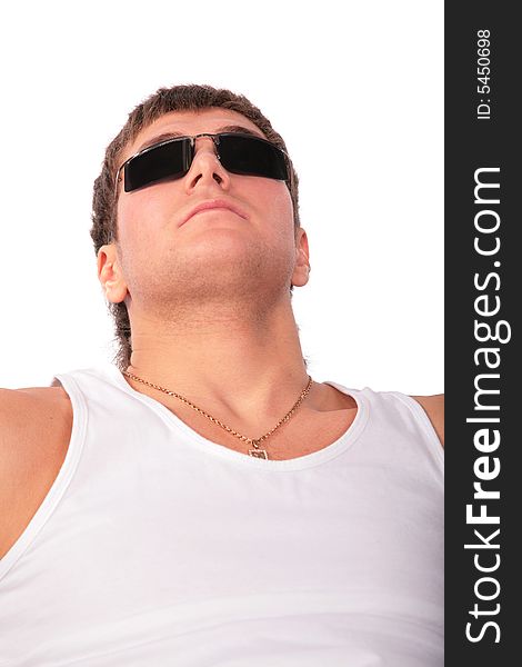 Young man in sunglasses