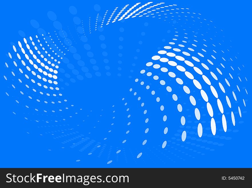 Vector illustration of abstract blue