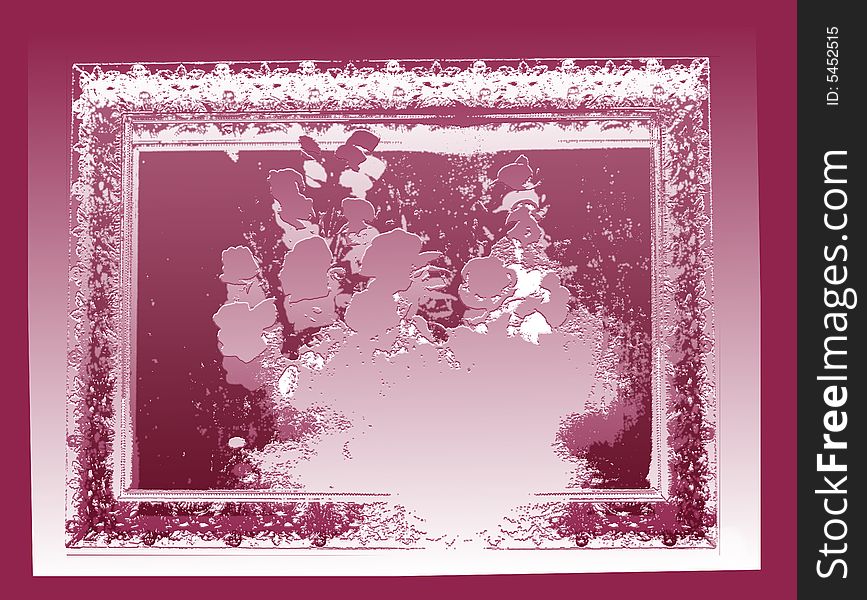Abstract computer multi pink colored illustration. Abstract computer multi pink colored illustration