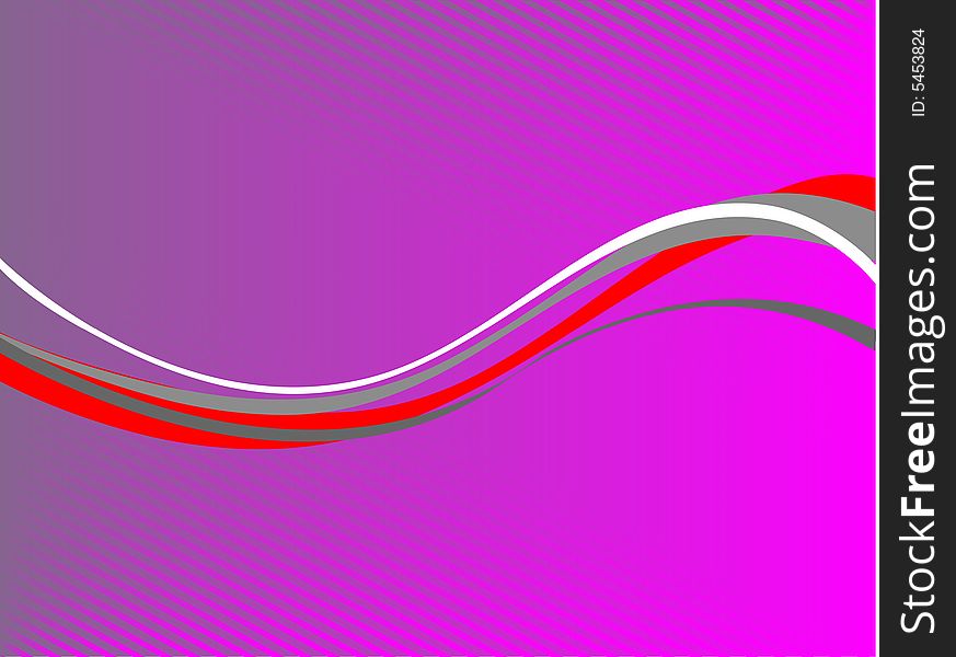 Wavy abstract line