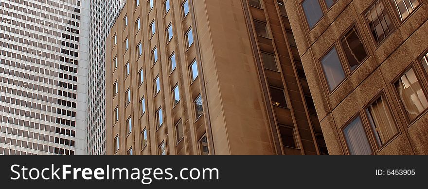 Montreal windows on skyscraper