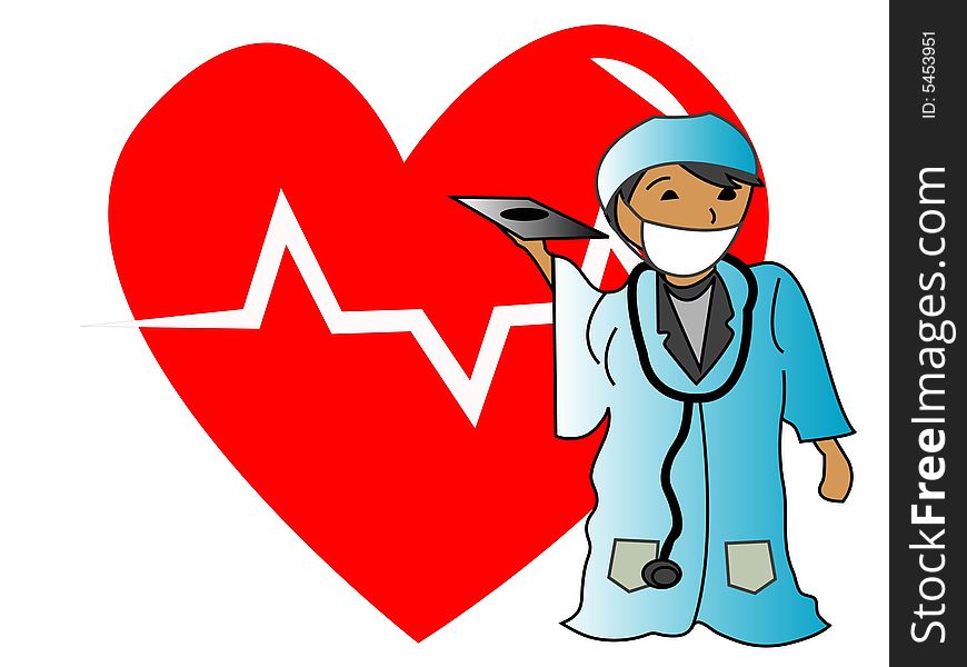 Lady surgeon on heart to save life