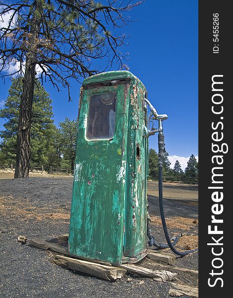 Old gas pump found in New Mexico