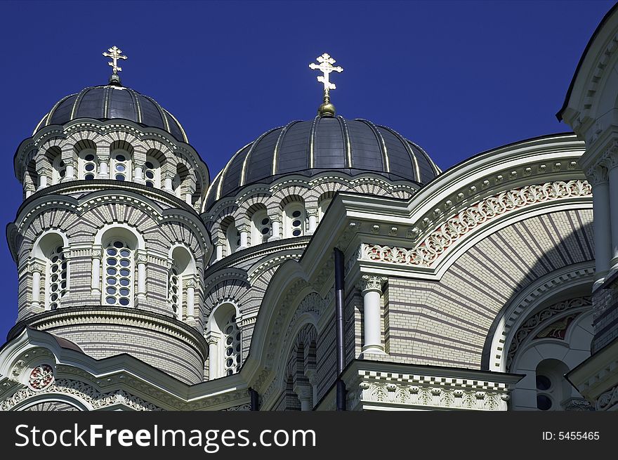 Biggest Russian Orthodox Church in Riga
