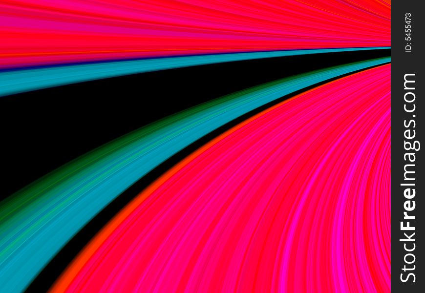 An abstract interpretation of the speed in a tunnel. An abstract interpretation of the speed in a tunnel