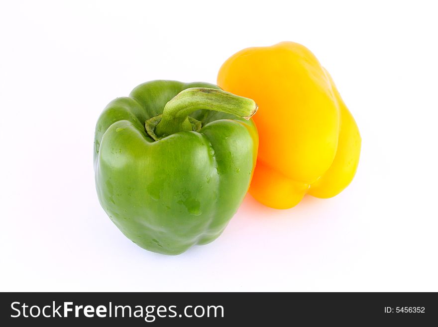Yellow And Green Paprika