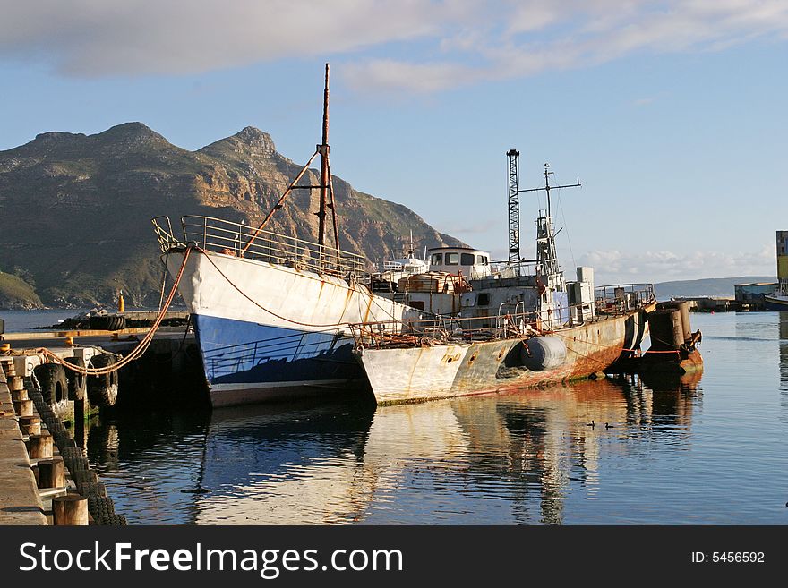 Derelict vessels in Hout Bay
