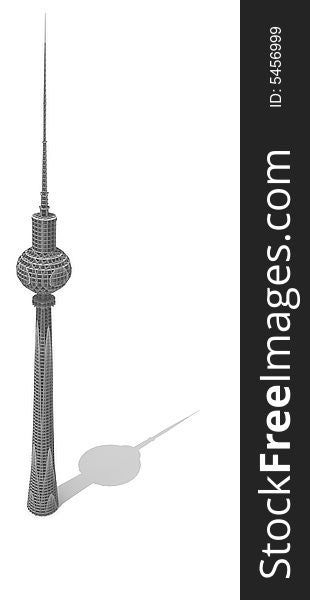 A modell of a german TV-Tower