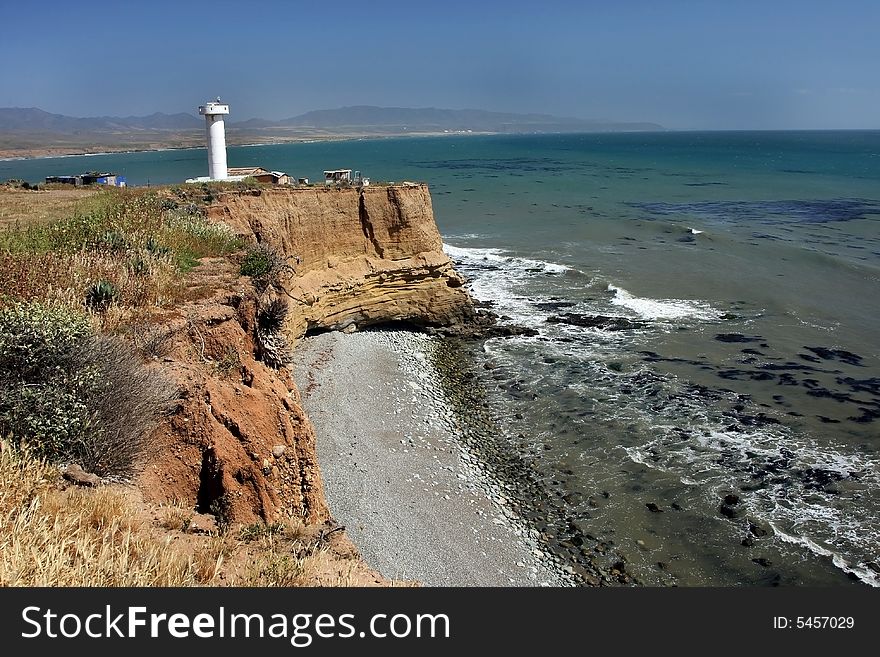 Llighthouse in Baja California, Mexico