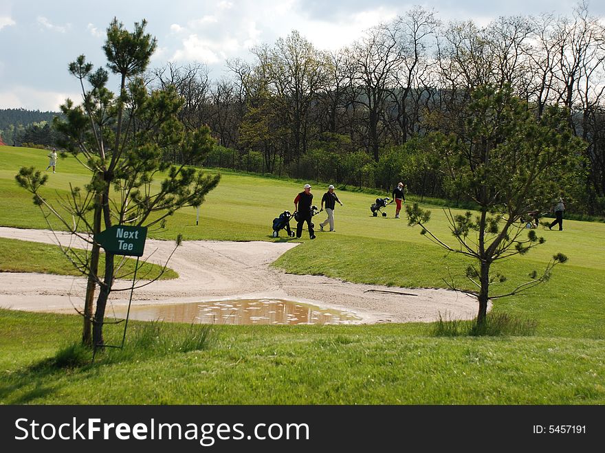 Golf players in The Czech Republic