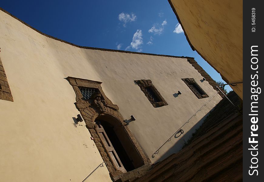 A glimpse of the staircage beneath the Palace inside Belvedere Fortress in Florence. A glimpse of the staircage beneath the Palace inside Belvedere Fortress in Florence