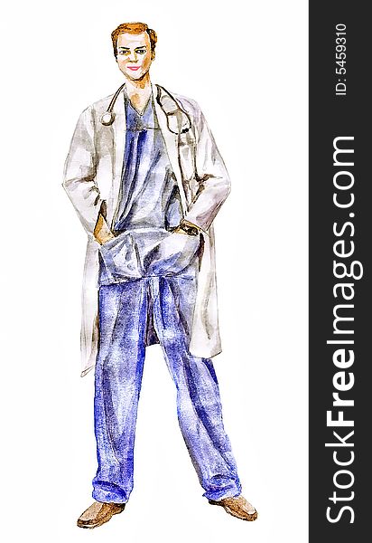 Doctor (physician Trust A Man Who) Illustration