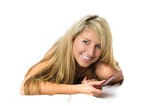 Young Business Woman Talking By Phone Royalty Free Stock Photo Young Business Woman Talking By Phone Royalty Free Stock Photo
