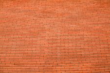 Big Red Brick Wall Stock Image Big Red Brick Wall Stock Image