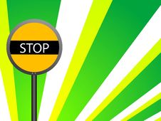Hazard Sign Royalty Free Stock Photo Hazard Sign Royalty Free Stock Photo