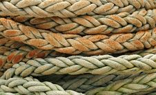 Coiled Rope Detail Stock Photography Coiled Rope Detail Stock Photography