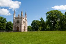 Gothic Chapel In Peterhof Royalty Free Stock Photos Gothic Chapel In Peterhof Royalty Free Stock Photos