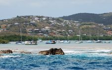 St.Thomas Island Harbour Royalty Free Stock Photography St.Thomas Island Harbour Royalty Free Stock Photography