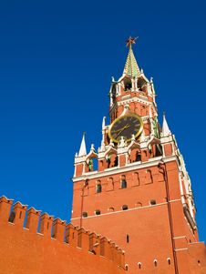 Spasskaya Tower Stock Images