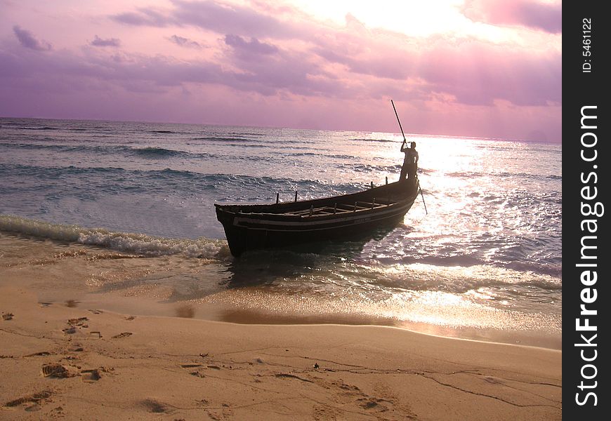 Boat at the shore