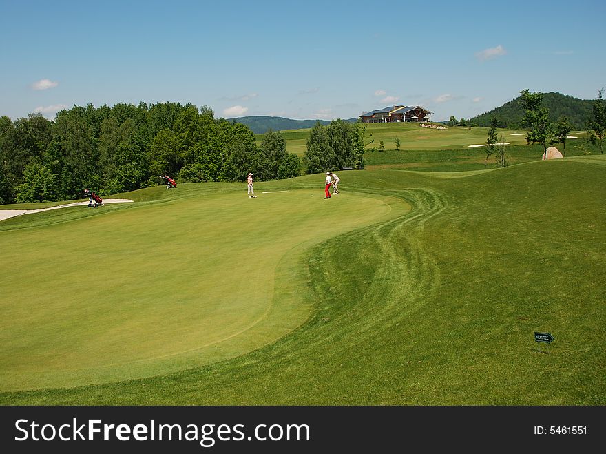 Golf course in The Czech Republic