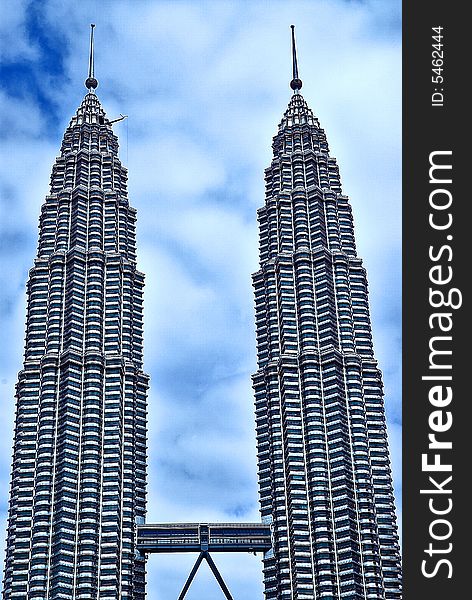 Picture of the famous Petronas Twin Towers in Kuala Lumpur Malaysia. It's become the national landmark and a must visit for tourist to the country. Picture of the famous Petronas Twin Towers in Kuala Lumpur Malaysia. It's become the national landmark and a must visit for tourist to the country.