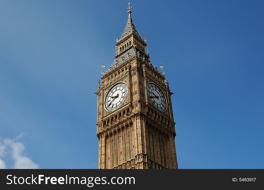 Detail of the Big Ben Tower