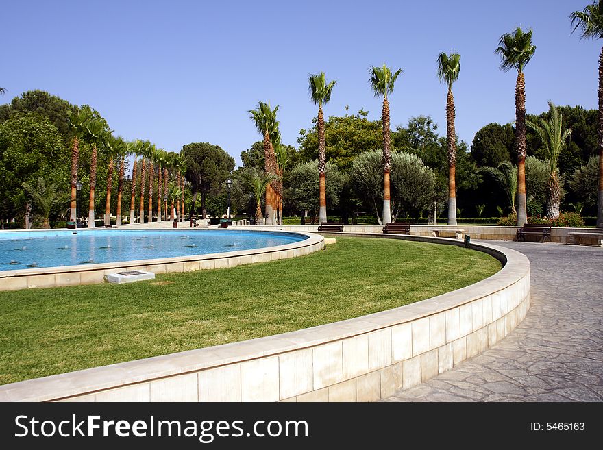 Park in Nicosia at Summer - Cyprus