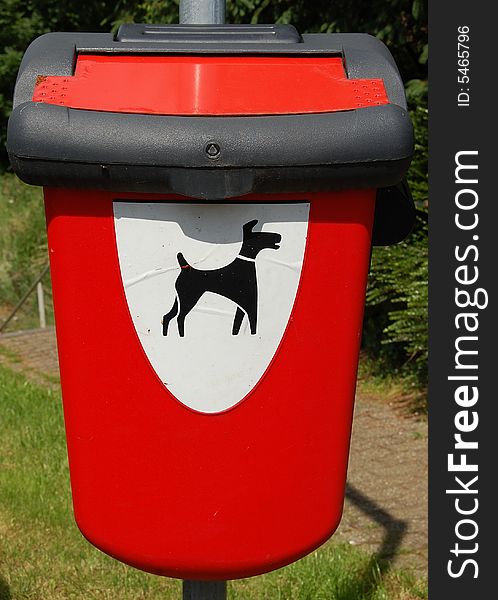 A Dog Toilet Bin to Keep the Area Clean.