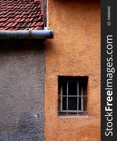 Window on a classical central European house