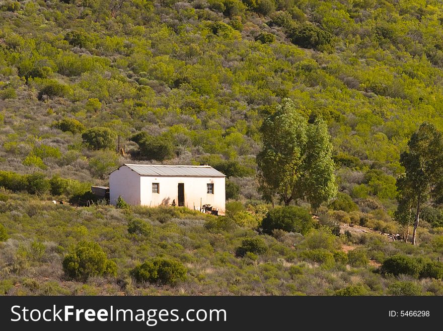 A farmworkers cottage on the mountainside