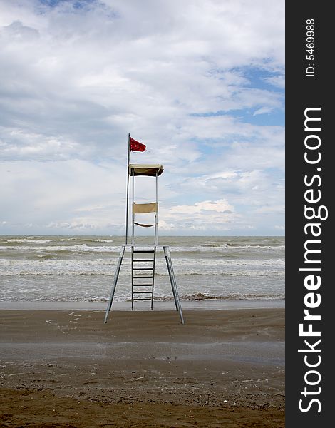 Lifeguard station, Italy