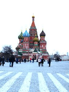 Saint Basil S Cathedral On Red Square Royalty Free Stock Photo Saint Basil S Cathedral On Red Square Royalty Free Stock Photo