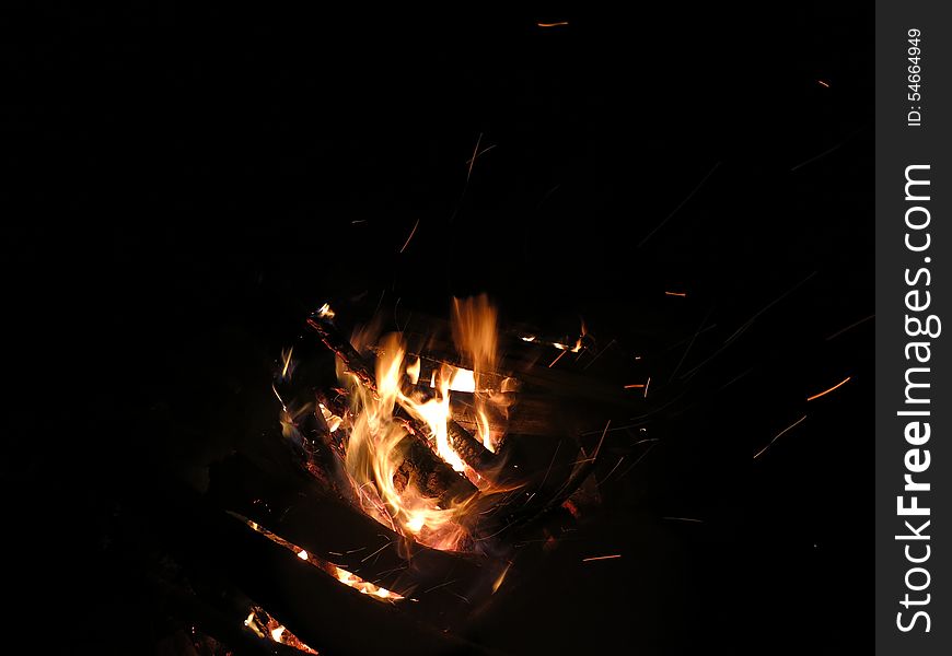 Sparks Night Fire
