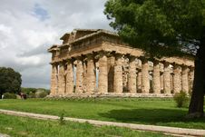 Temple Of Hera In Paestum. Stock Photo Temple Of Hera In Paestum. Stock Photo