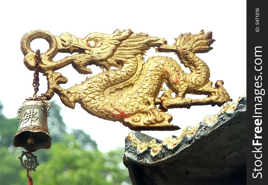 Chinese traditional copper effigy