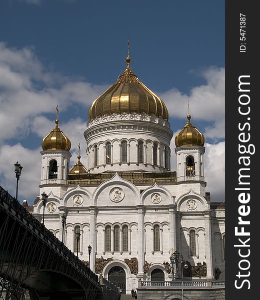 Christ the Savior Cathedral - the main cathedral of the Russian Orthodox Church in Moscow. Christ the Savior Cathedral - the main cathedral of the Russian Orthodox Church in Moscow