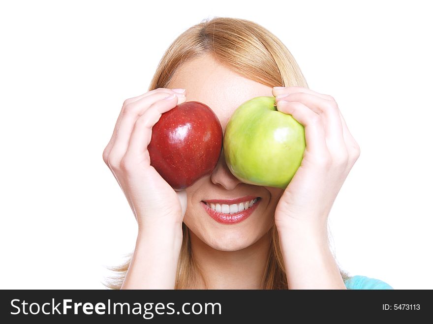 The Girl With Two Apples