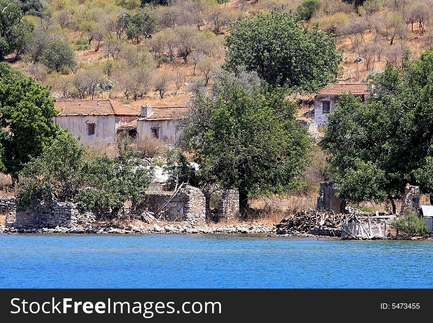 Turkey, Fethiye resort, old ruins