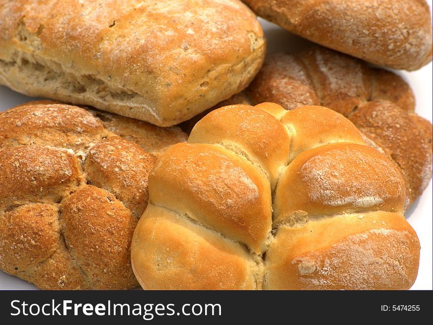 A shot of some assorted bread rolls