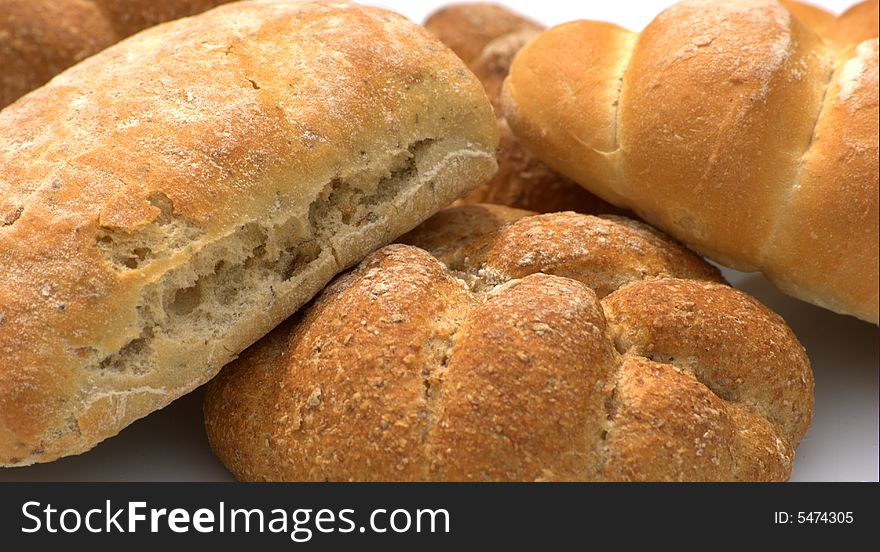 Assorted bread rolls