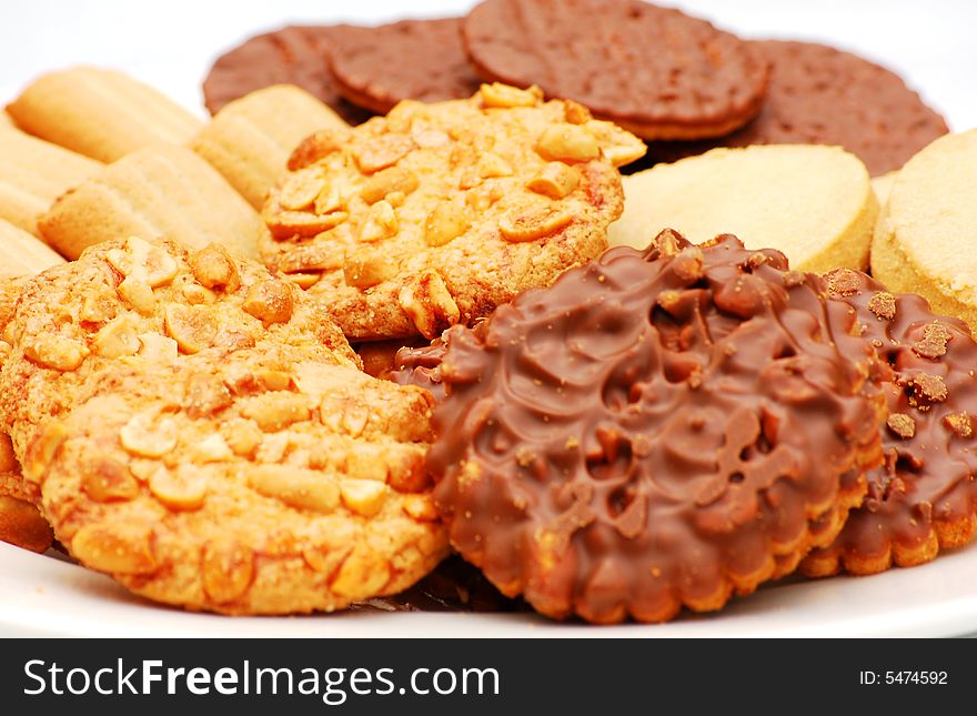 A delicious selection of biscuits for afternoon tea